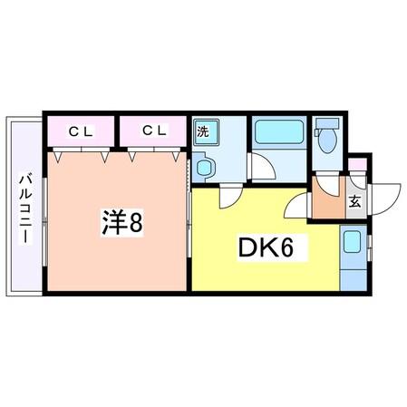 ロイヤル関分の物件間取画像